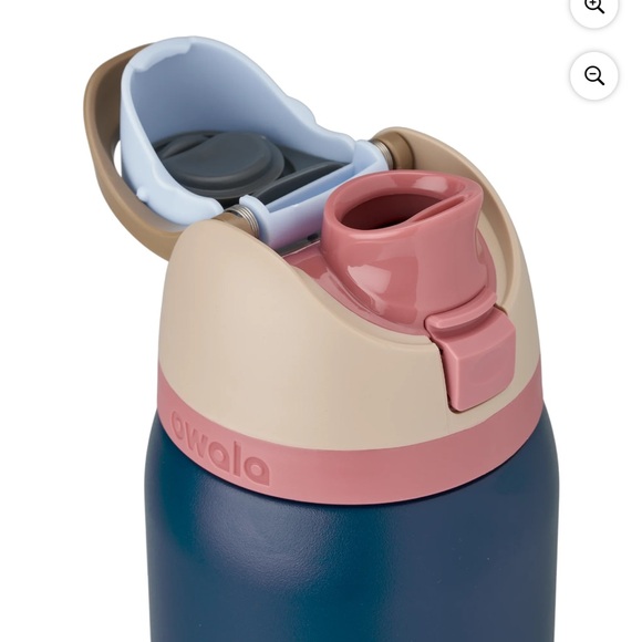 Owala 32 oz Freesip Stainless Steel Bottle color is Sleepy Skies - Picture 4 of 13